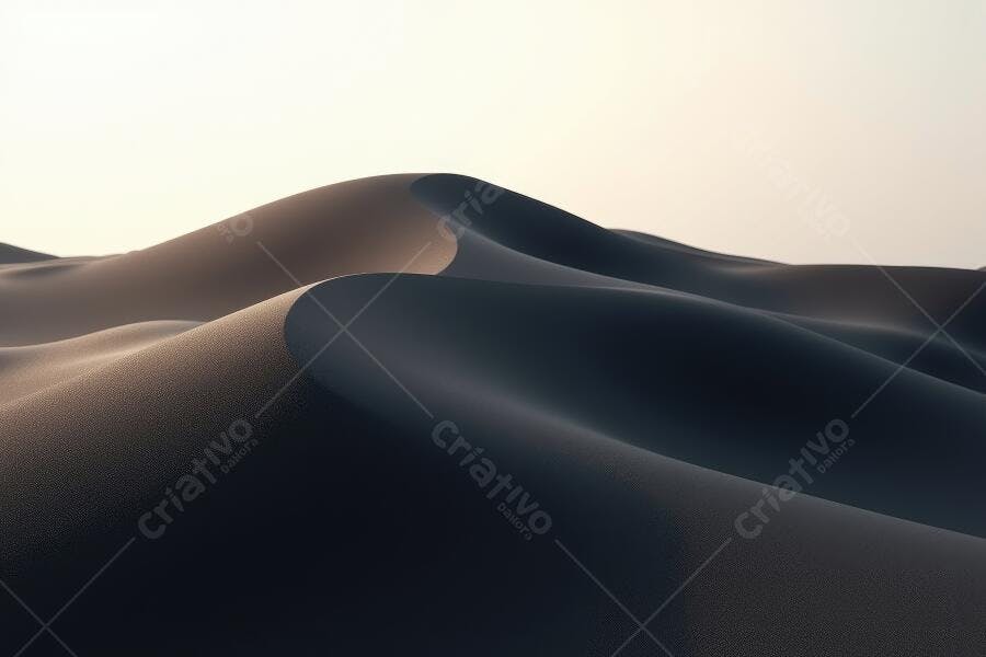 Foto Dunas Deserto Textura Areia Fundo Abstrato Minimalista