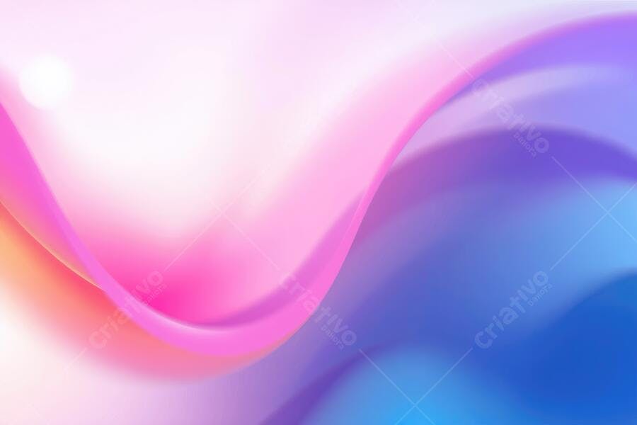 Fundo Abstrato Ondas Gradiente Rosa Roxo Azul