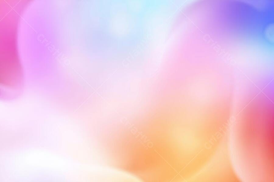 Fundo Abstrato Colorido Degradê Suave Tons Pastel