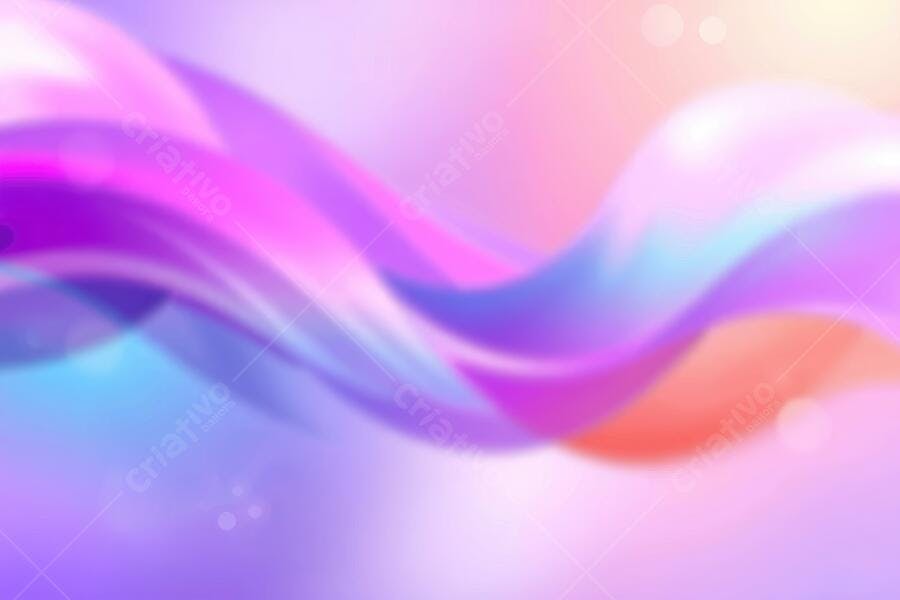 Fundo Abstrato Ondas Suaves Gradiente Roxo Rosa Azul