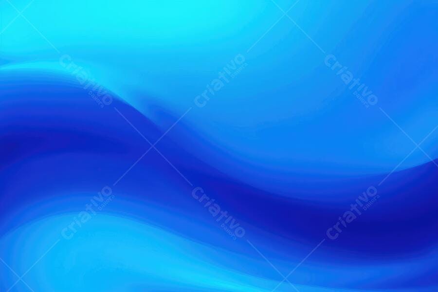 Foto Abstrata Ondas Azuis Degradê Fundo Moderno