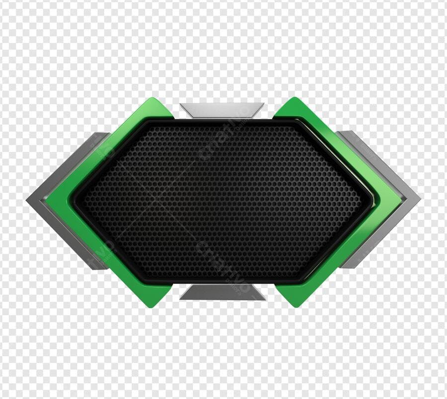 Banner Hexagonal Gamer Tecnologia Fundo PSD Editável