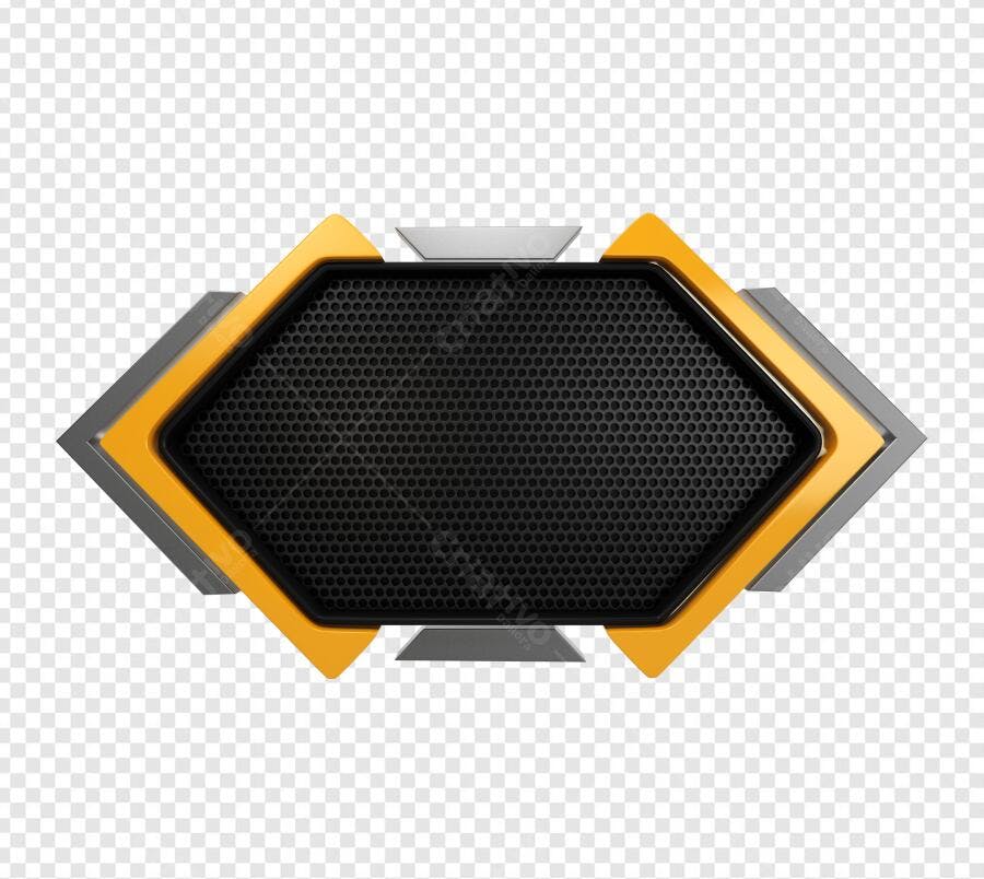 Banner Hexagonal Gamer Tecnologia Moderno PSD Editável
