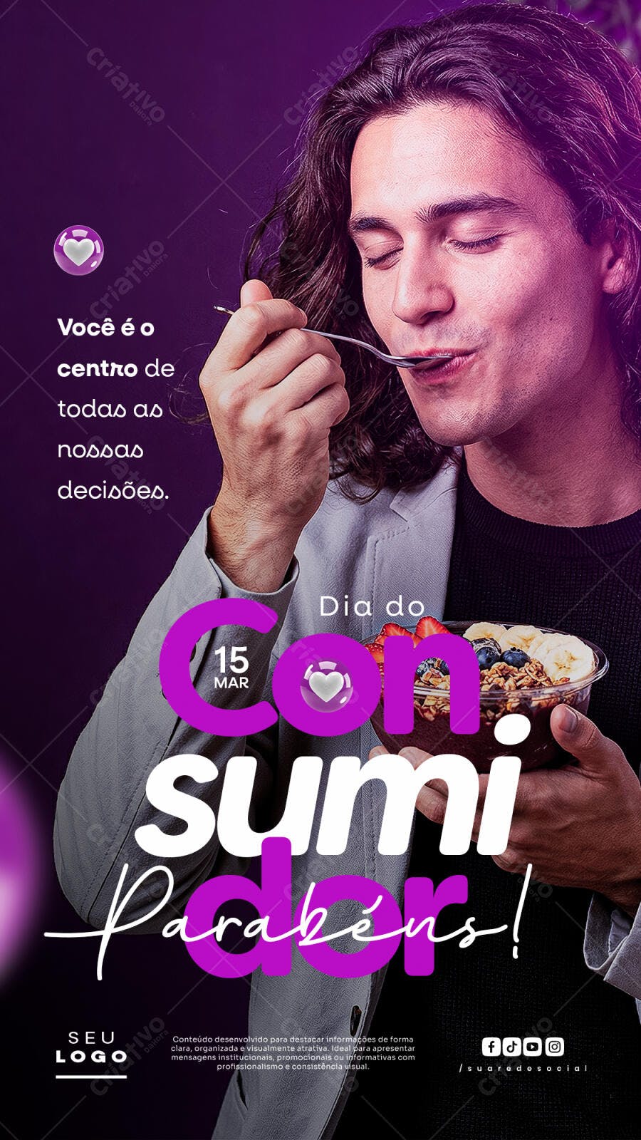 Story Instagram Dia do Consumidor 15 de Março PSD Editável