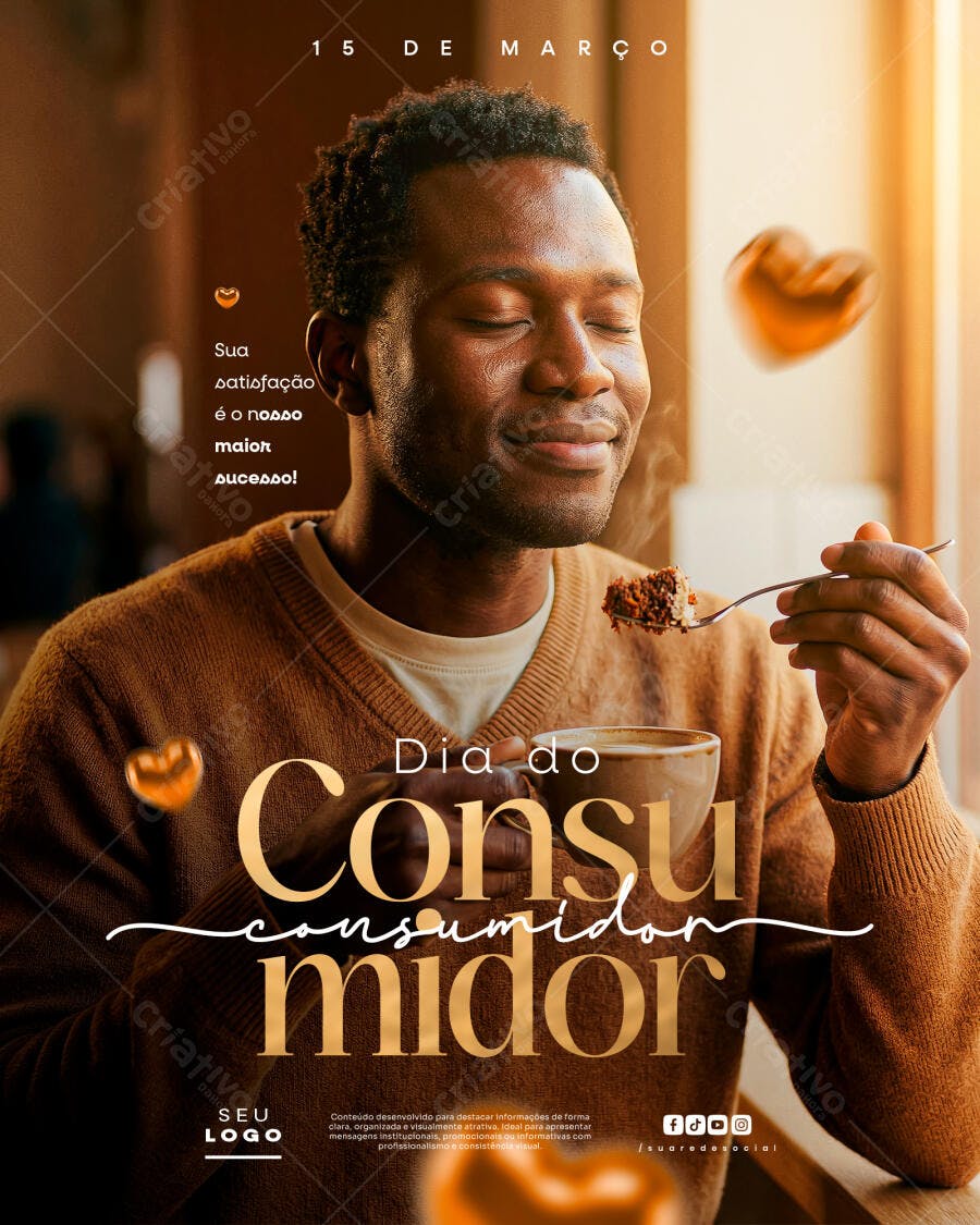 Post Instagram Dia do Consumidor 15 de Março PSD Editável