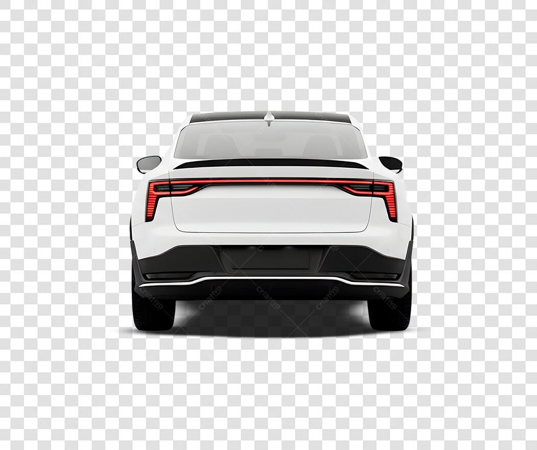 Foto Recortada Carro Branco SUV Moderno PNG Fundo Transparente