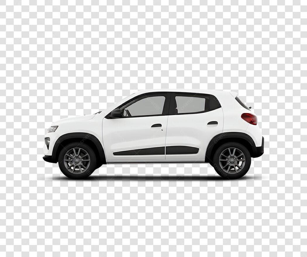 Foto Recortada Carro Branco SUV Compacto PNG Fundo Transparente