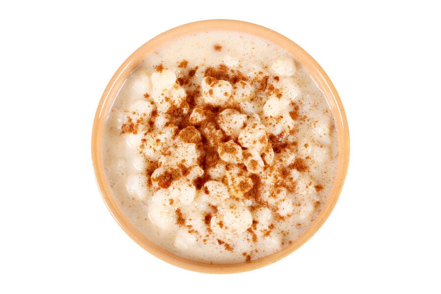 Foto Curau de Milho Doce com Canela Fundo Branco