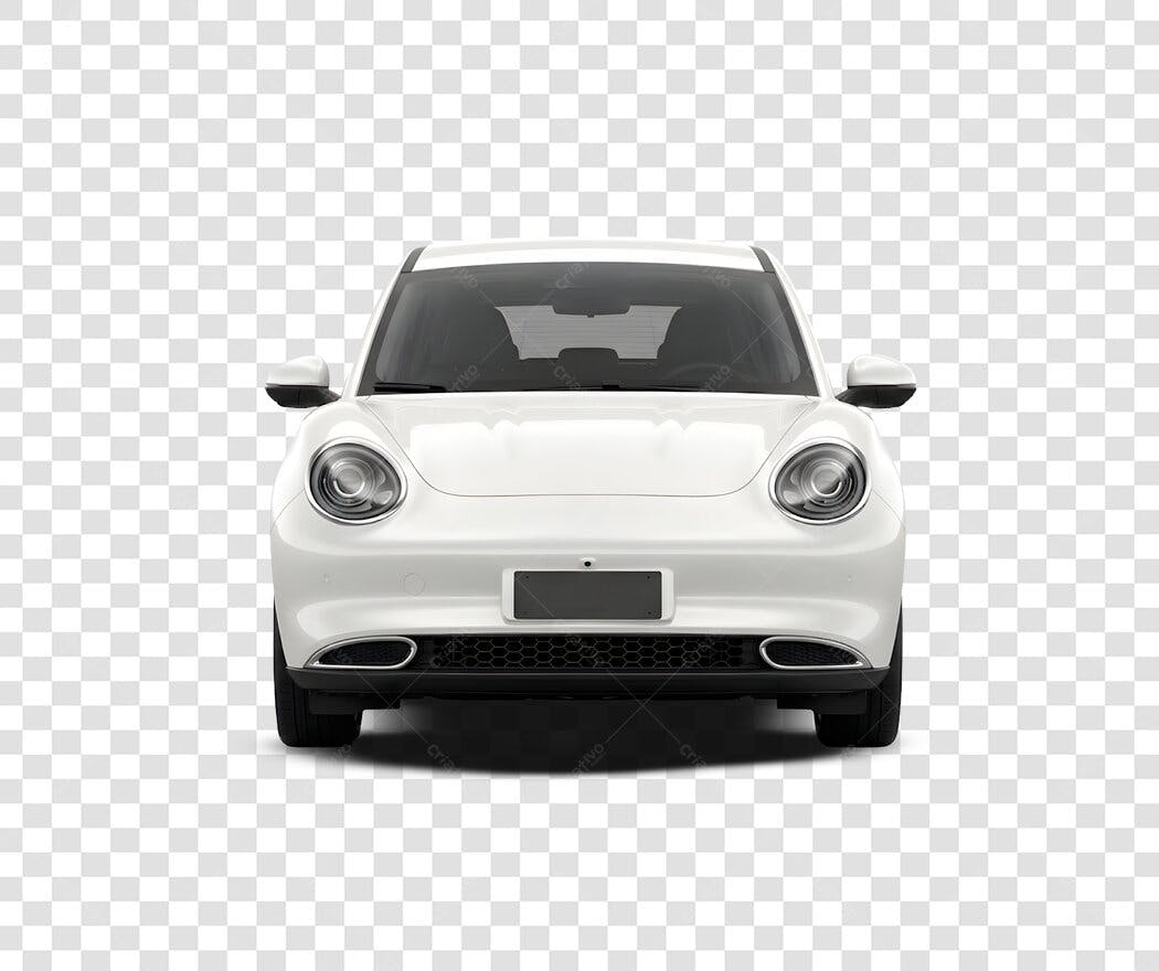 Foto Recortada Carro Branco Volkswagen Fusca PNG Fundo Transparente