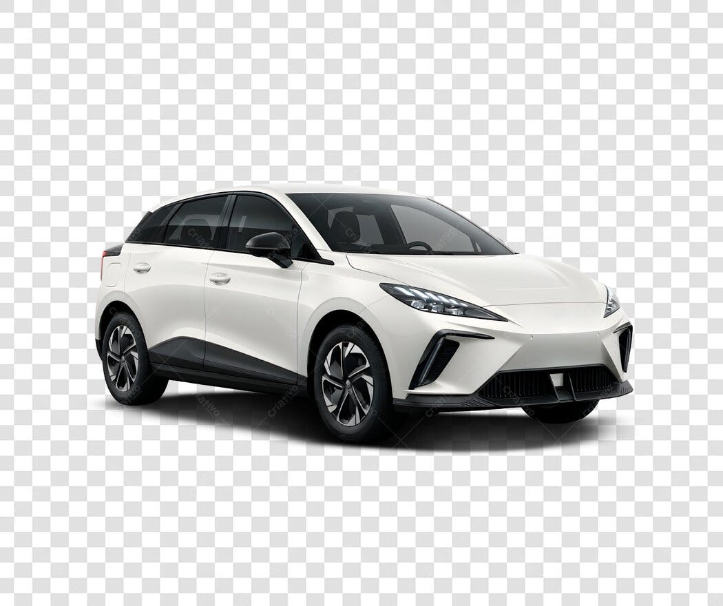 Foto Recortada Carro Branco SUV Moderno PNG Fundo Transparente