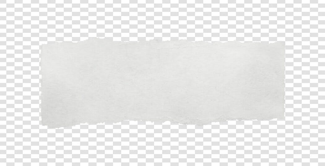 Elemento Decorativo Papel Rasgado Branco PNG Fundo Transparente