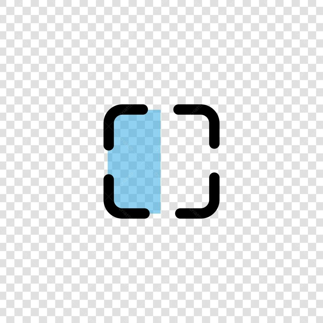 Ícone Comparar Imagens Flat Design PNG Fundo Transparente