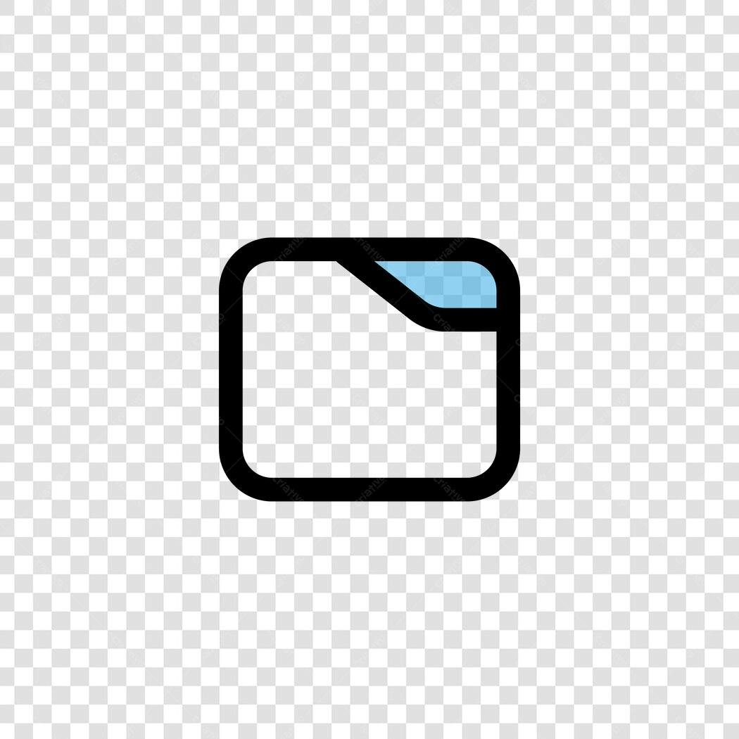 Ícone Pasta Arquivos Flat Design Azul PNG Fundo Transparente