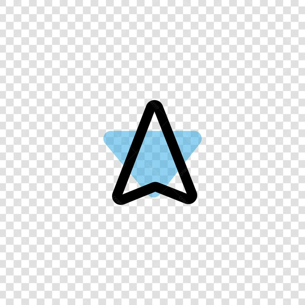 Ícone Seta Para Cima Azul Transparente PNG Fundo Transparente