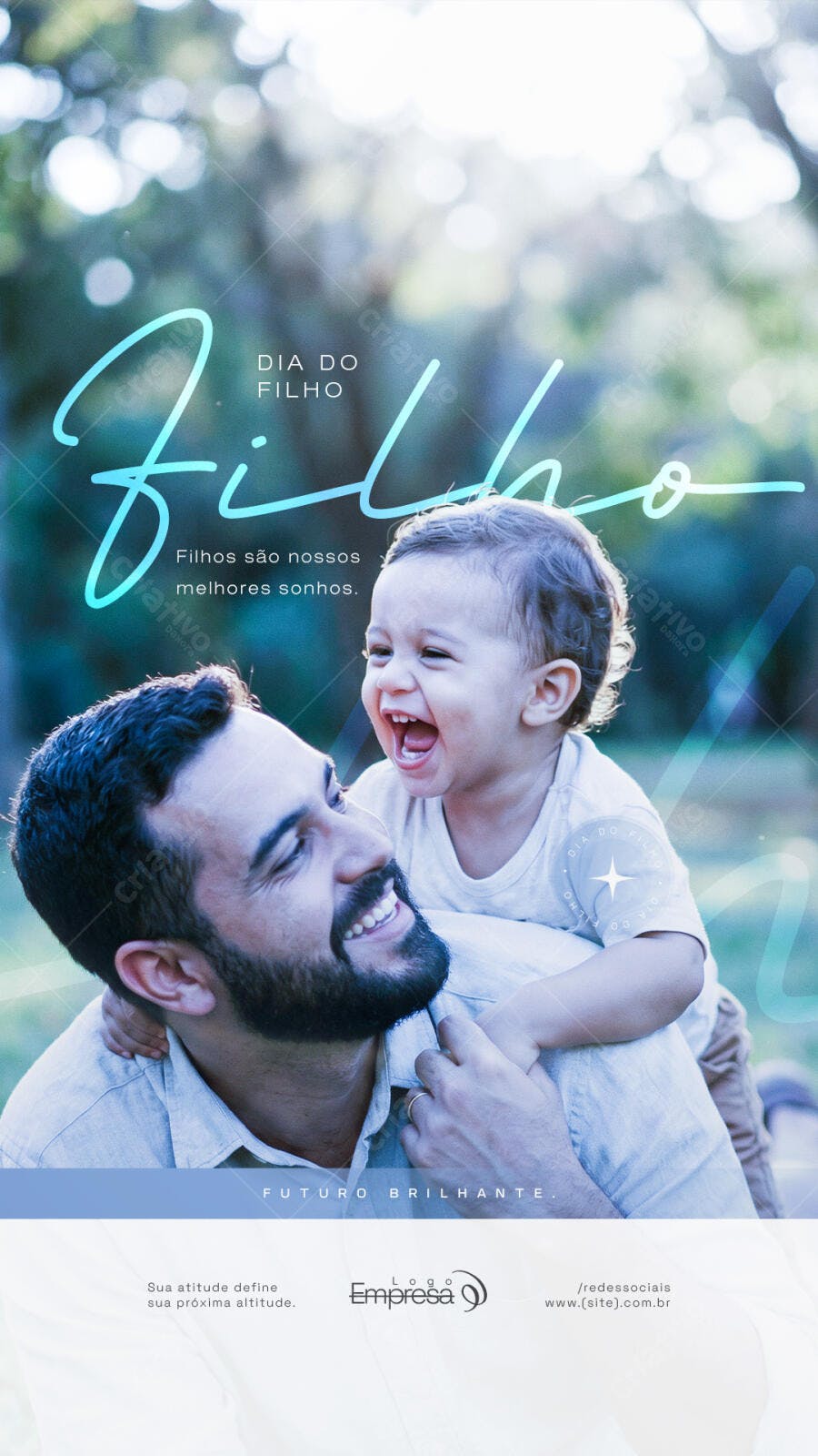 Story Dia do Filho Família Instagram PSD Editável