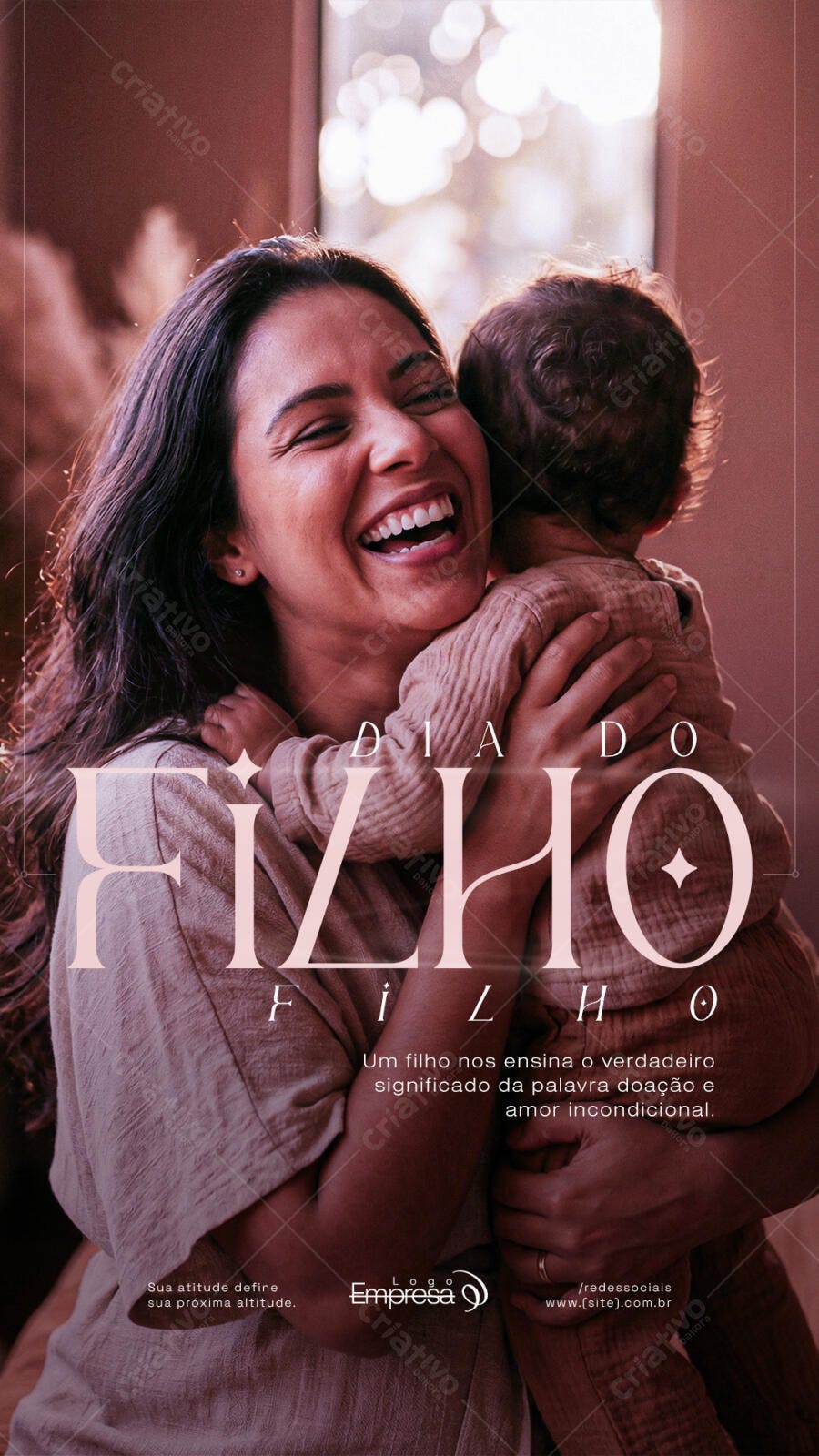 Story Dia do Filho Família Instagram PSD Editável