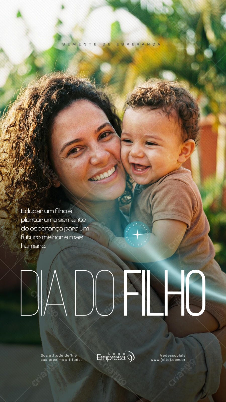 Story Instagram Dia do Filho Setembro PSD Editável