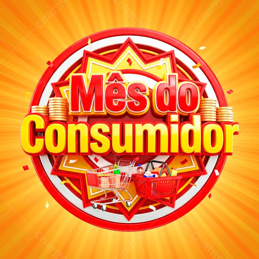 Mês do Consumidor Março Post Instagram PSD Editável