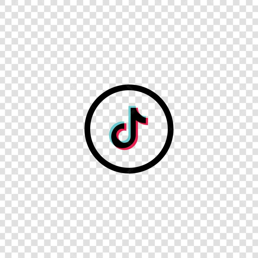 Ícone TikTok Logo Rede Social PNG Fundo Transparente