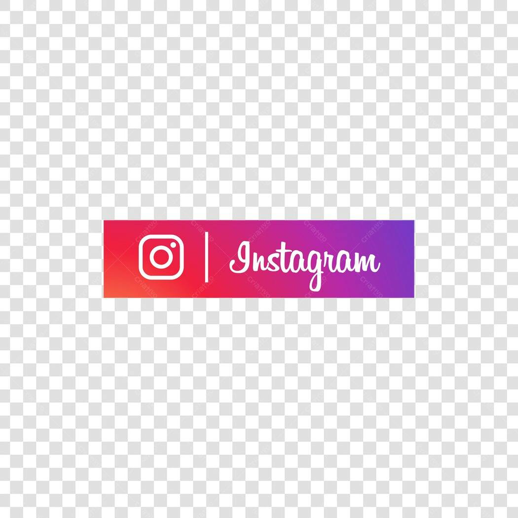 Logo Instagram Gradiente Botão PNG Fundo Transparente