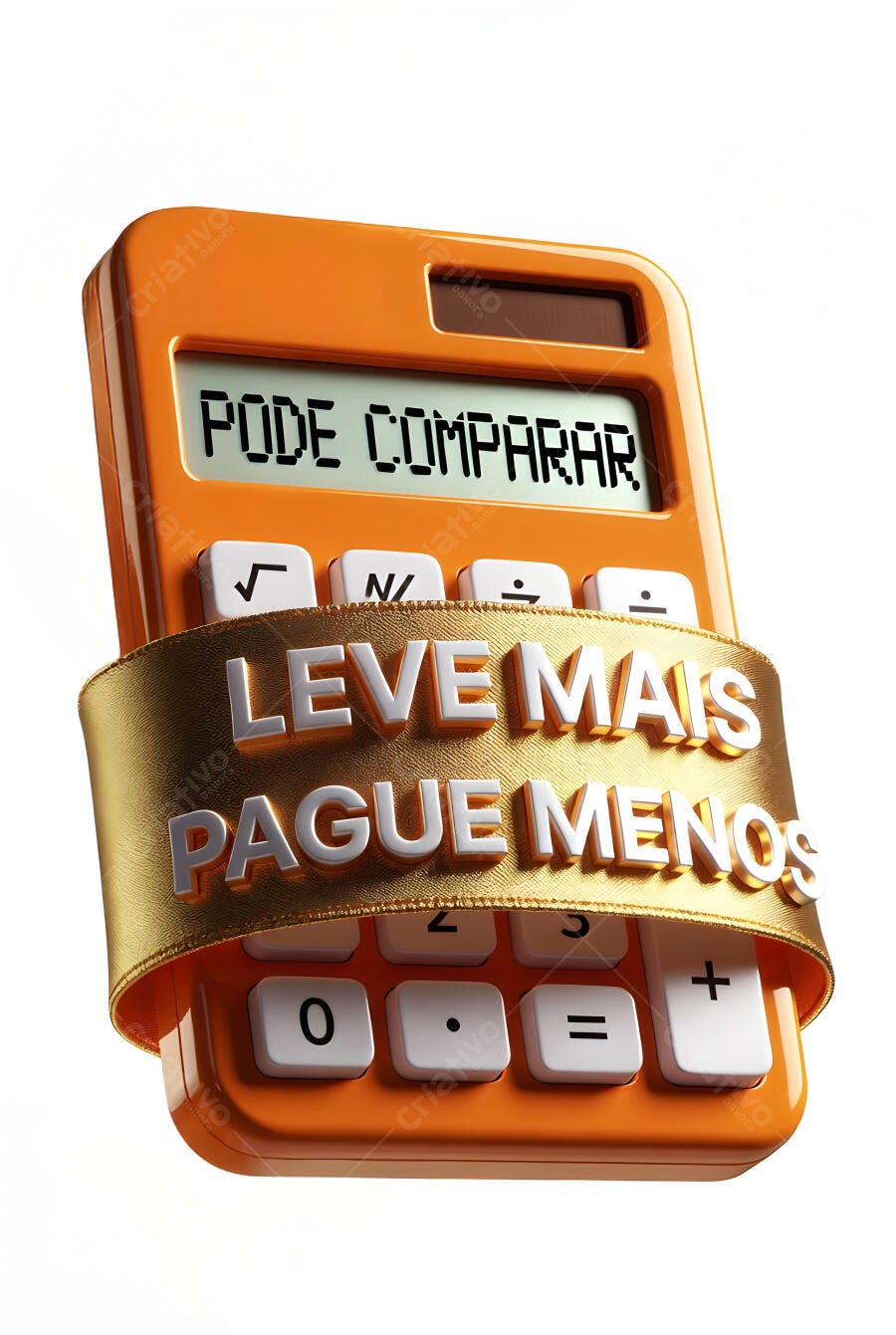 Foto Calculadora Laranja Promoção Leve Mais Pague Menos