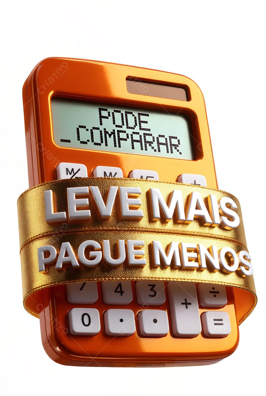 Foto Calculadora Laranja Promoção Leve Mais Pague Menos