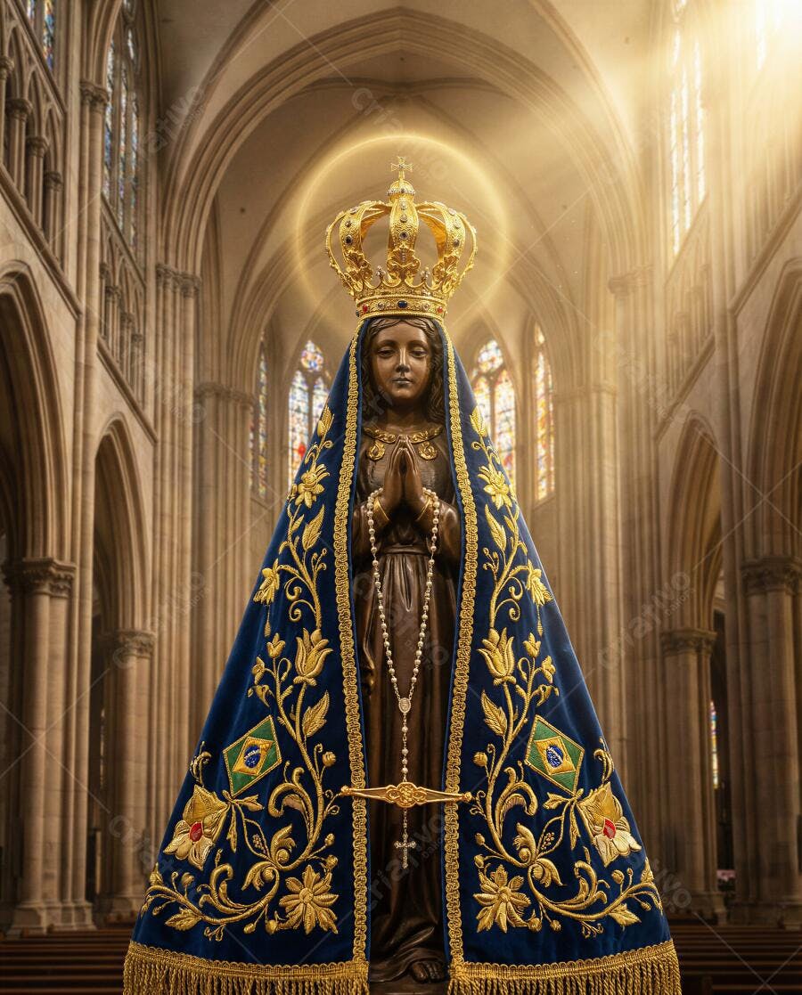 Foto Nossa Senhora Aparecida Basílica Santuário Iluminada