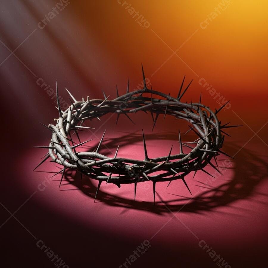 Foto Coroa de Espinhos Símbolo Religioso Páscoa