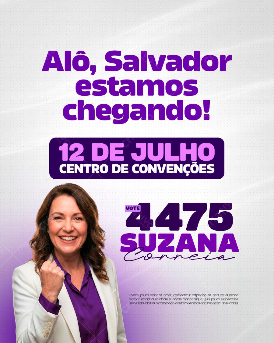 Post Campanha Política Suzana Correia PSD Editável