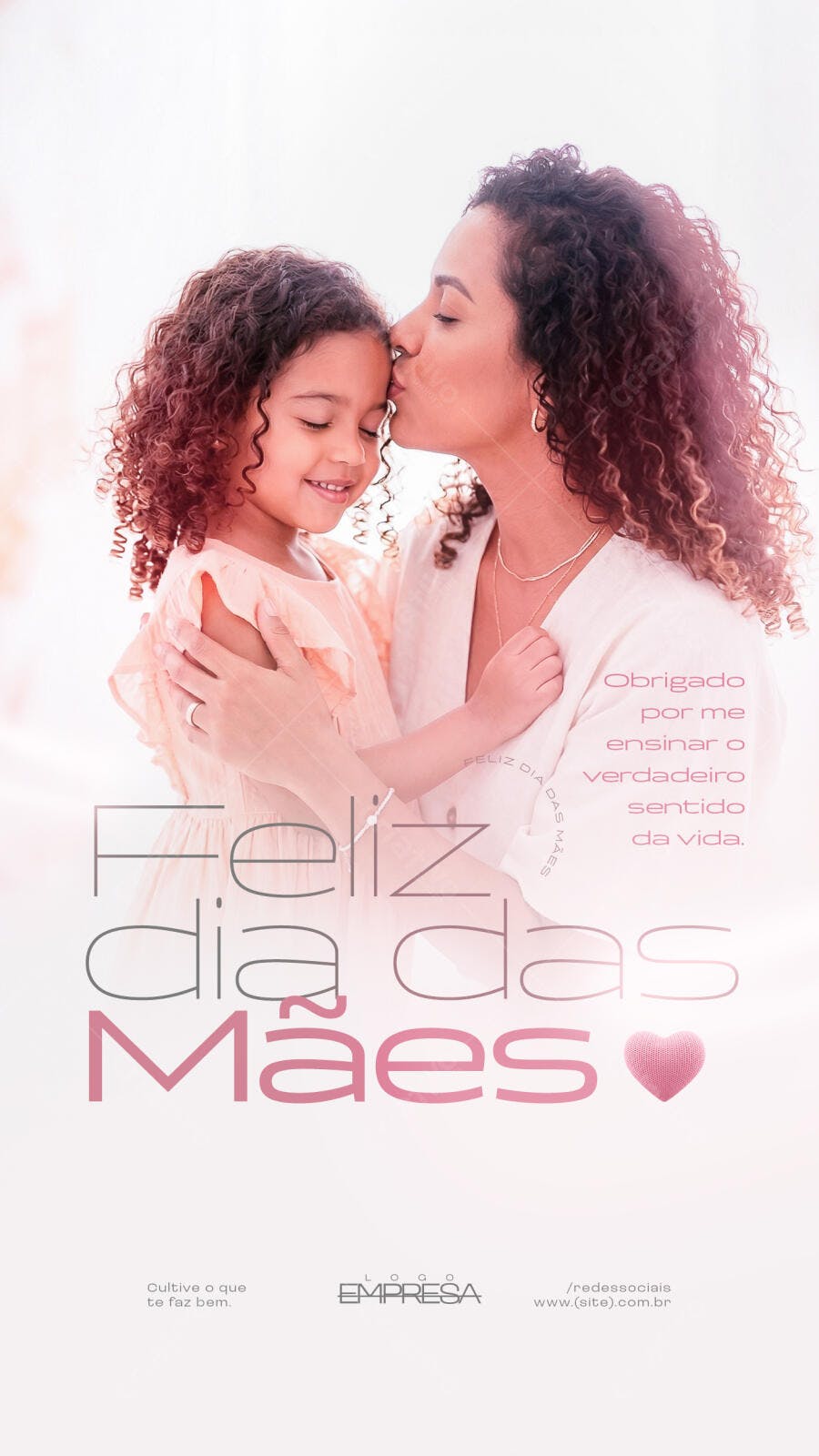 Social Media Dia das Mães Empresa PSD Editável