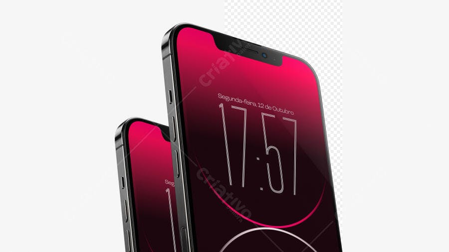 Mockup Smartphone Moderno Metal Editável