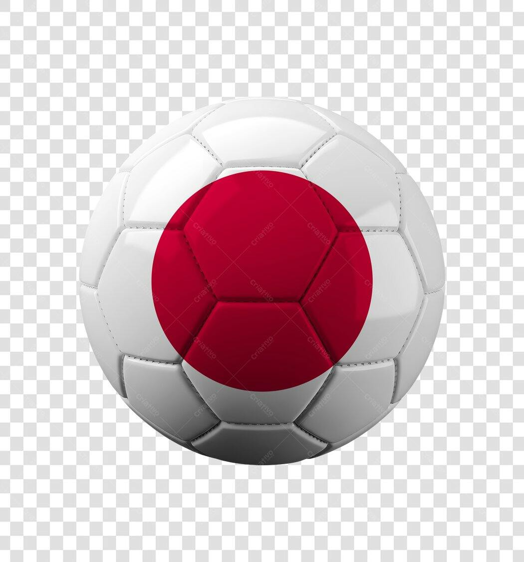 Bola de Futebol Japão PNG Fundo Transparente
