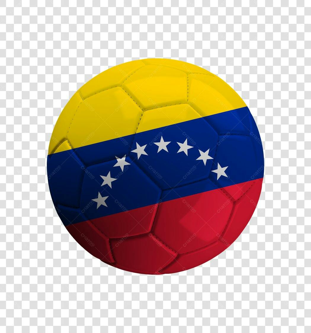 Bola Futebol Venezuela PNG Fundo Transparente