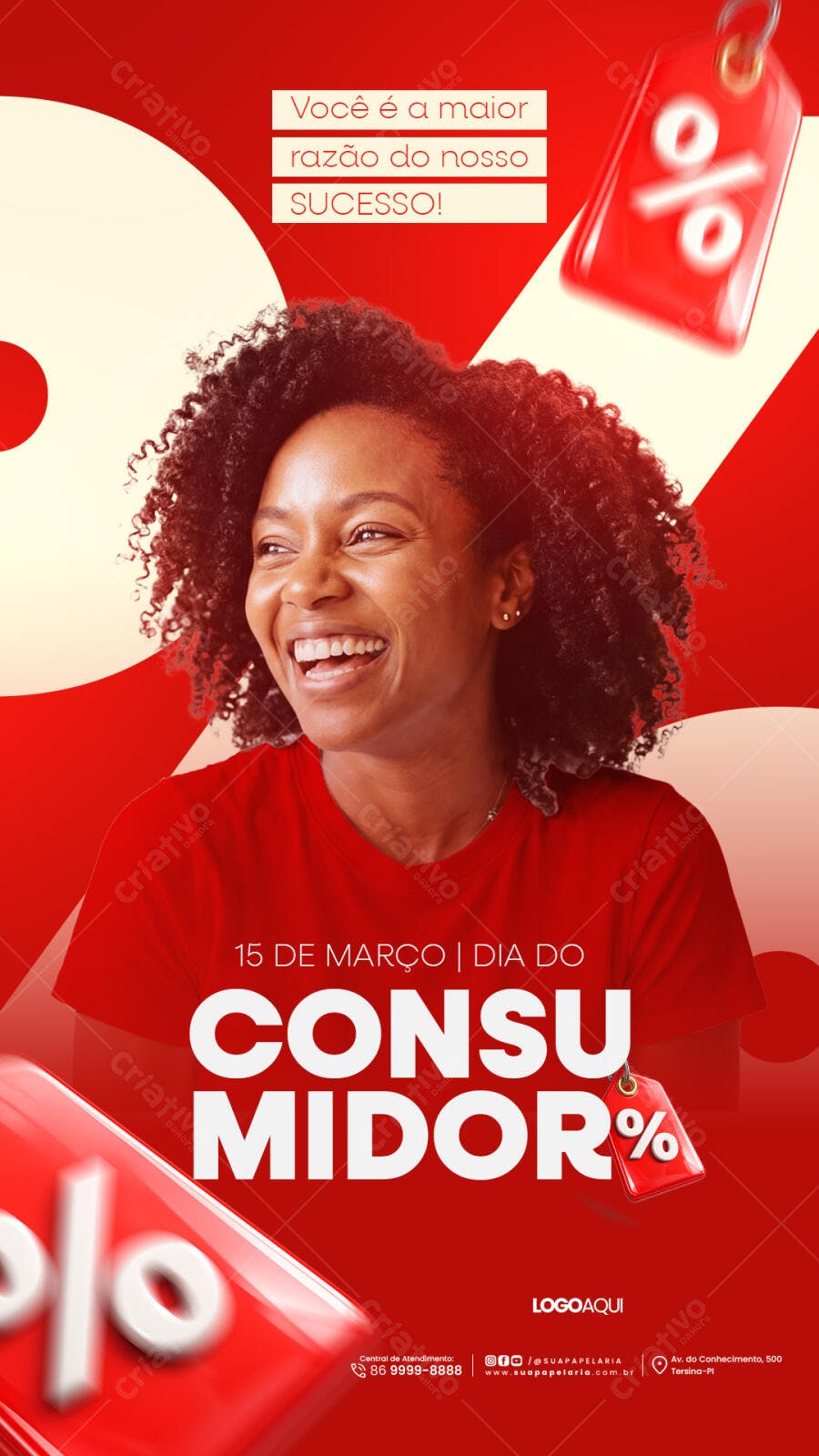Story Instagram Dia do Consumidor 15 de Março PSD Editável