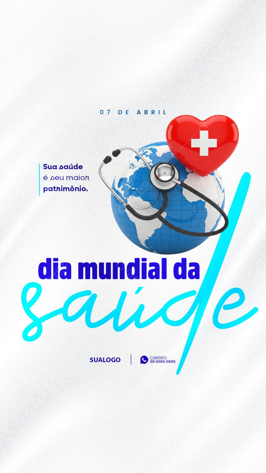 Story Dia Mundial da Saúde 07 de Abril PSD Editável