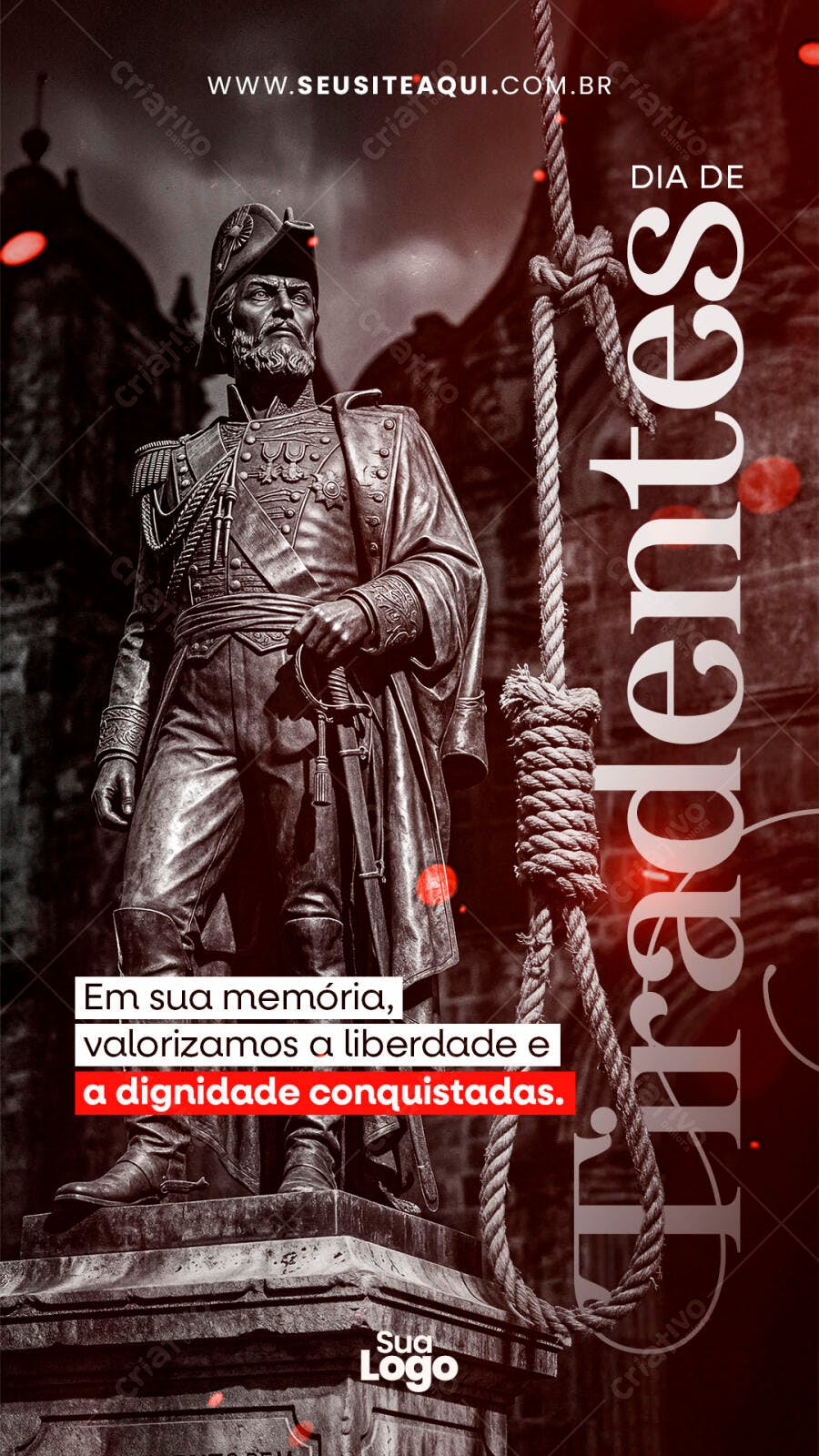 Story Dia de Tiradentes 21 de Abril PSD Editável