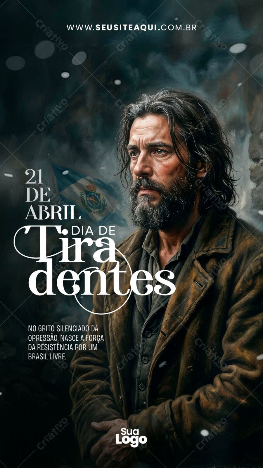 Story Instagram Dia de Tiradentes 21 de Abril PSD Editável