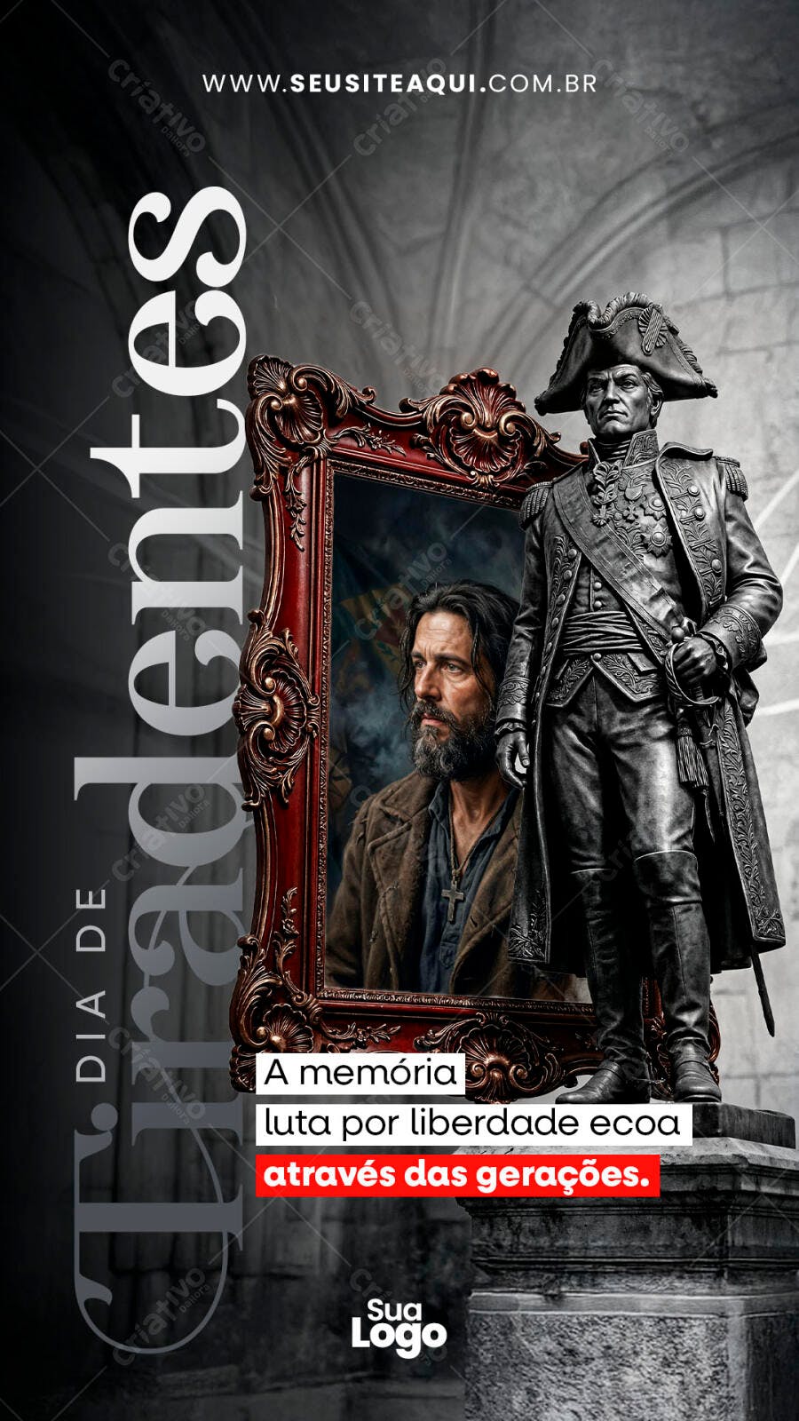 Story Dia de Tiradentes 21 de Abril PSD Editável