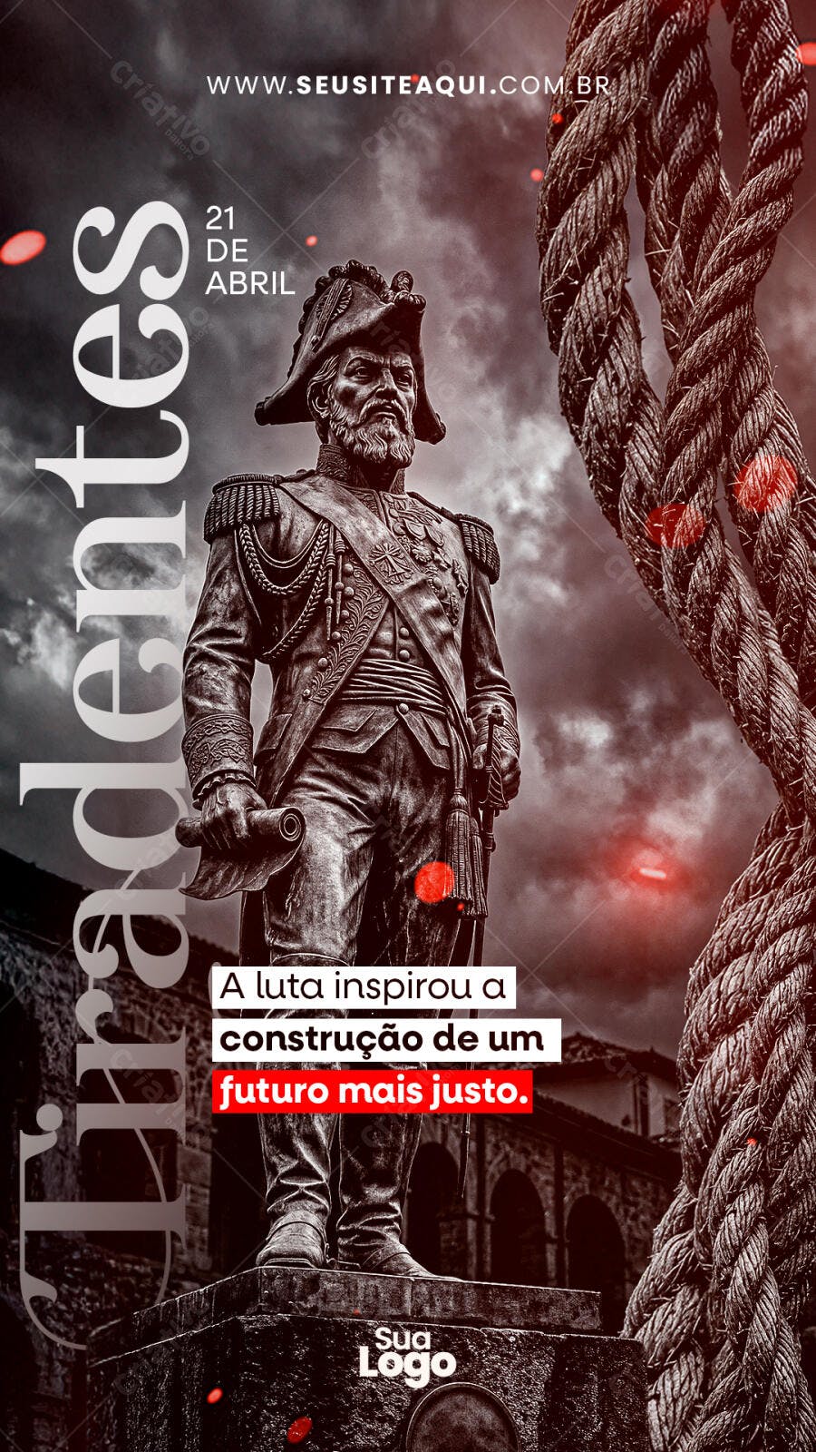 Story Dia de Tiradentes 21 de Abril PSD Editável