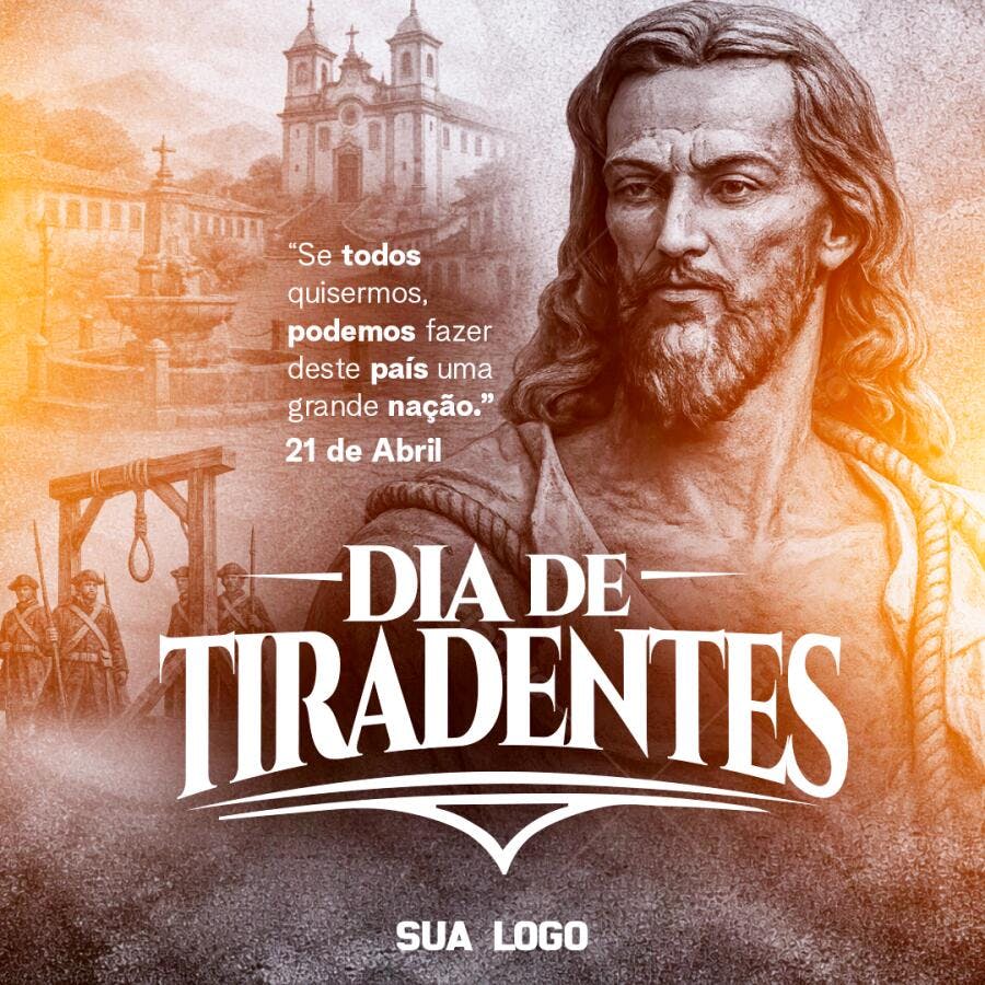 Social Media Dia de Tiradentes 21 de Abril PSD Editável