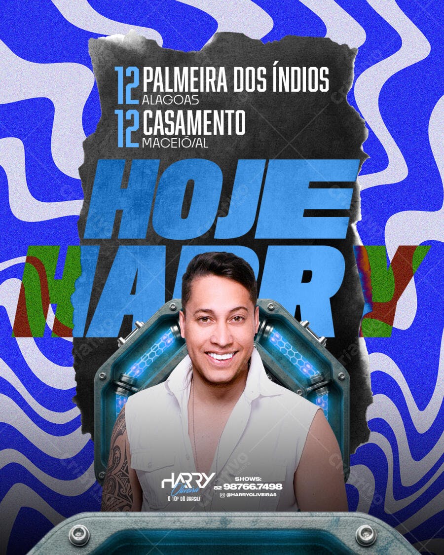 Flyer Show Musical Evento Balada PSD Editável