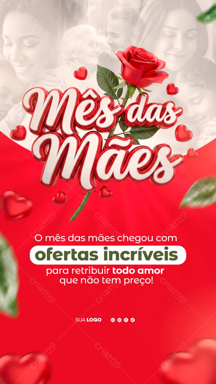 Story Dia das Mães Ofertas Especiais PSD Editável