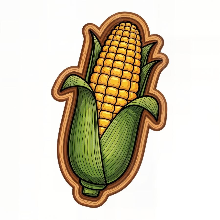 Ilustração Milho Verde Festa Junina Desenho Vetorial