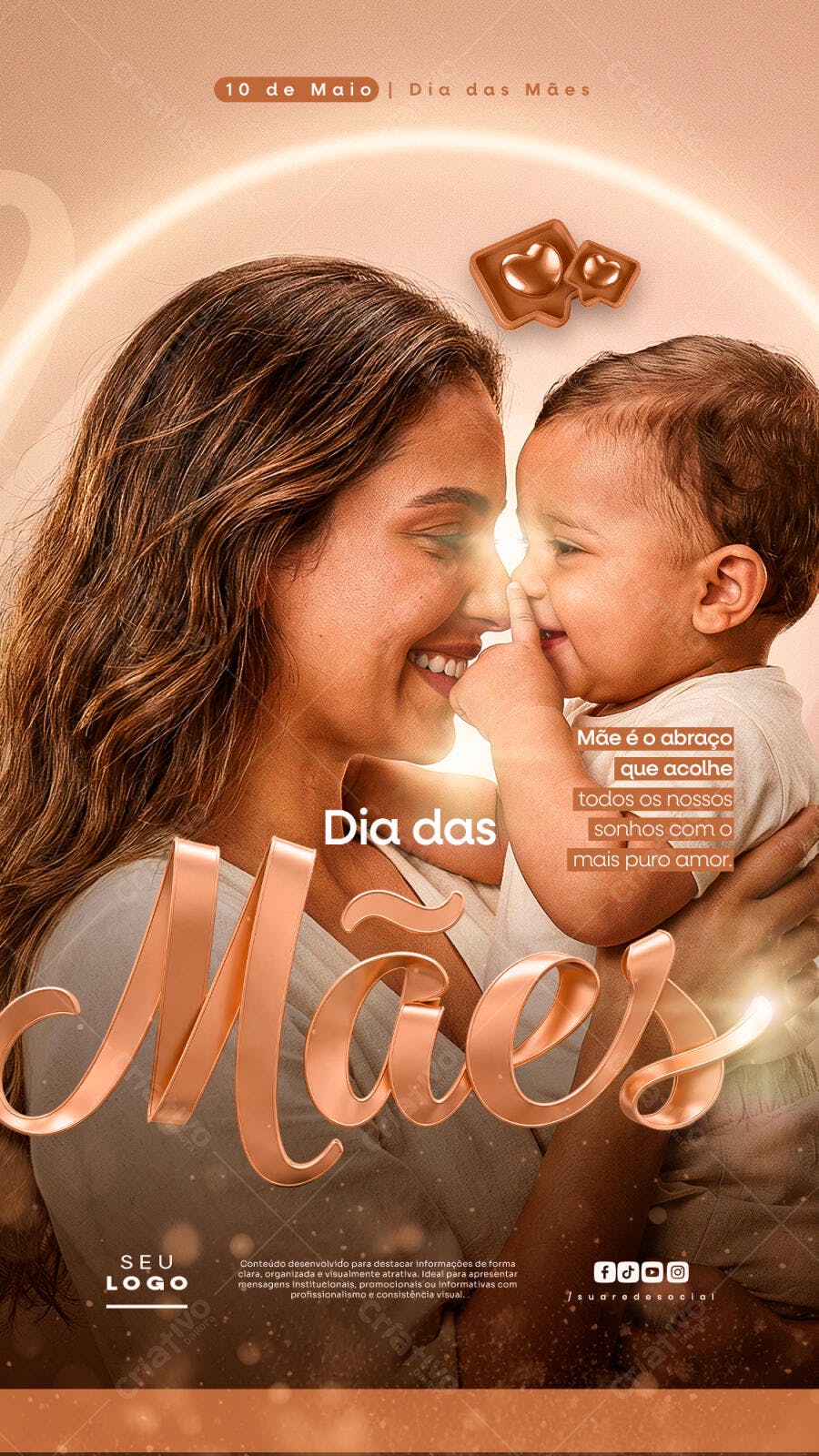 Story Dia das Mães Maio PSD Editável