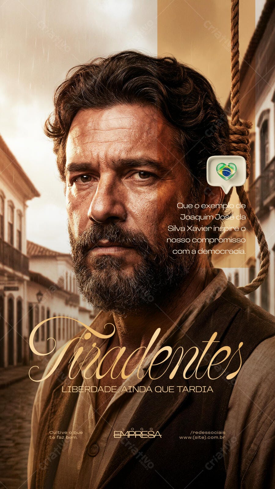 Story Instagram Tiradentes 21 de Abril PSD Editável