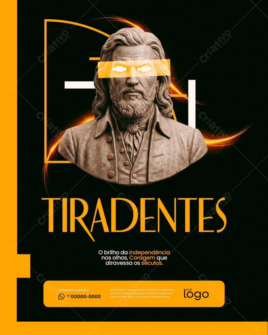 Post Tiradentes 21 de Abril História PSD Editável