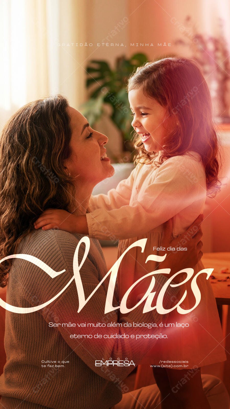 Story Dia das Mães Amor Família PSD Editável