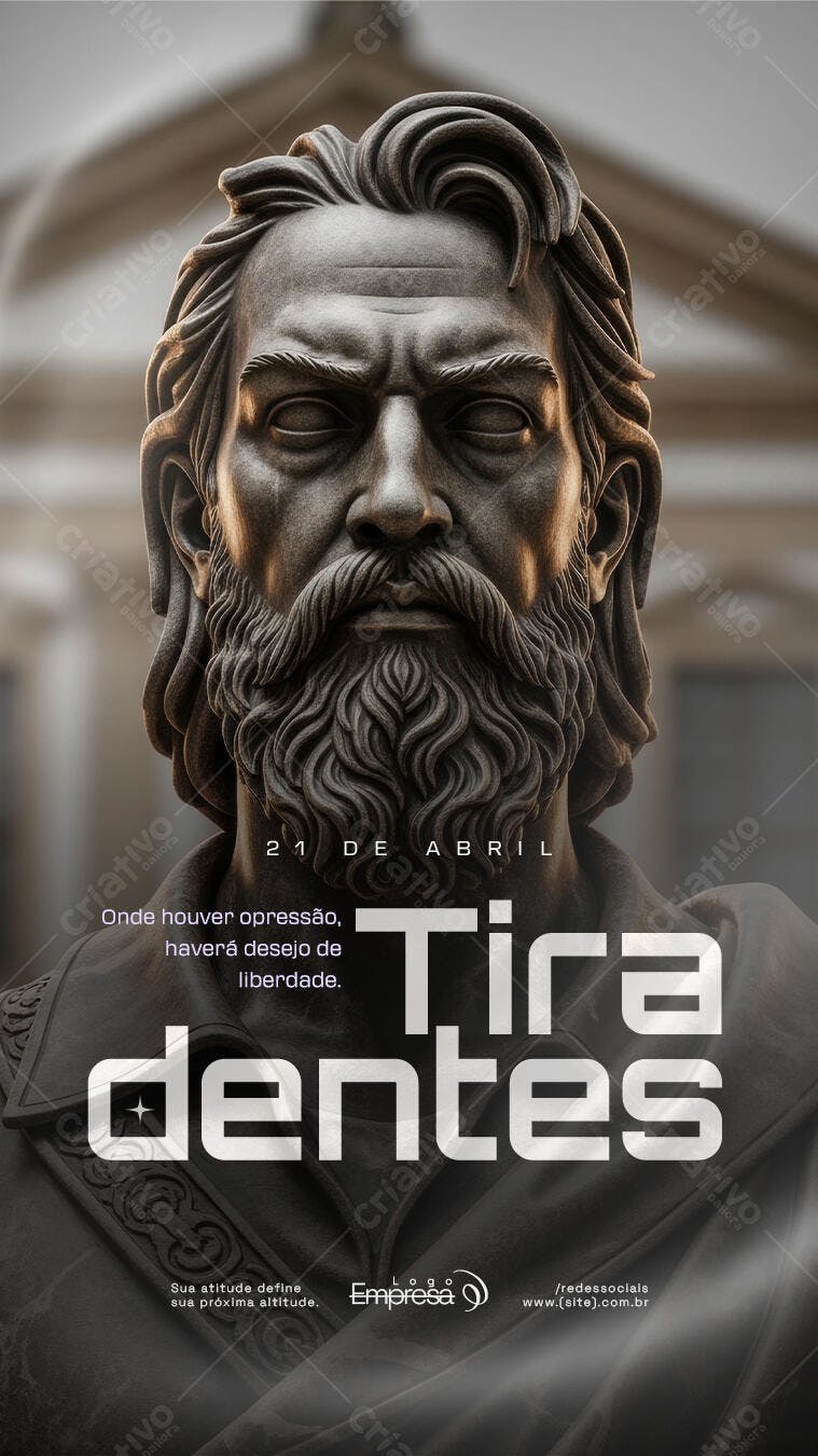 Post Tiradentes 21 de Abril PSD Editável