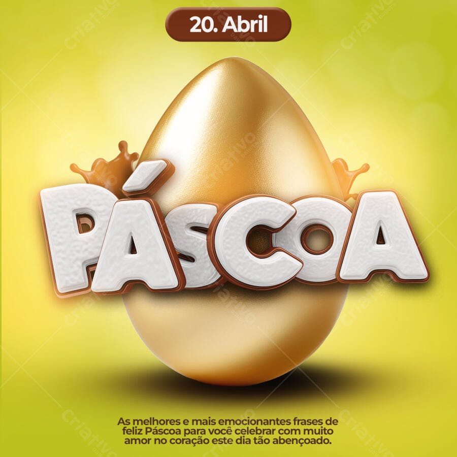 Cardápio Páscoa 20 Abril Padaria PSD Editável