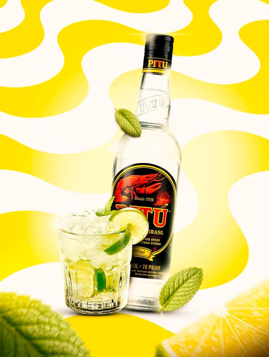 Post Instagram Caipirinha Cachaça Verão PSD Editável